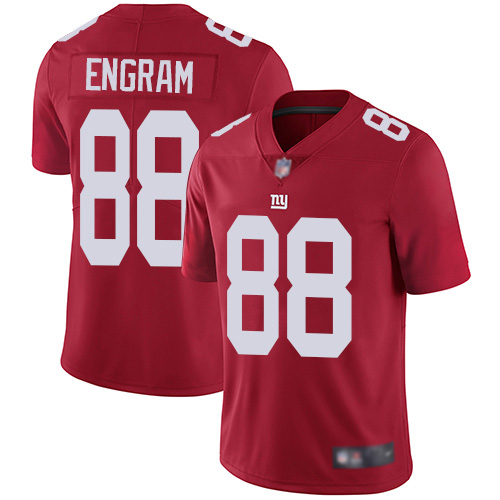 Men New York Giants #88 Evan Engram Red Limited Red Inverted Legend Football NFL Jersey
